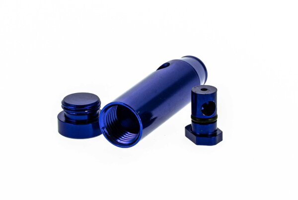 Portionierer / Dosierer Metall "Bullet" eloxiert Lila - H:5,5cm