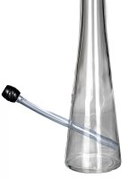 Hollandbong mit Kickloch - Klar/farblos - mit Schlauch -...