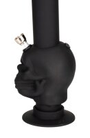 Champ High - Acrylbong - Rubber Skull - H:26,5cm D:40mm - Schwarz