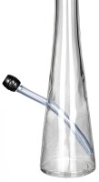 Hollandbong ohne Kickloch - Klar/farblos - mit Schlauch -...