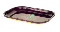 Rolling Tray - Octopus mit Bong (Lila) - 18x14x2cm - Mini