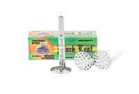 3er Paket Hängesiebe Stahl "Black Leaf"...