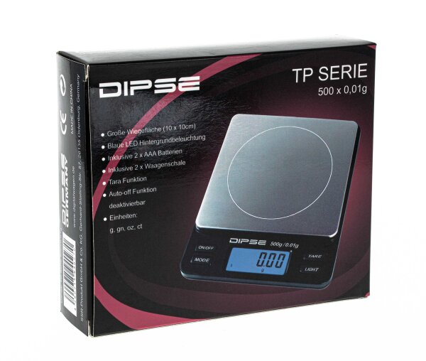 Digitalwaage / Feinwaage TP-500 - 500g / 0,01g