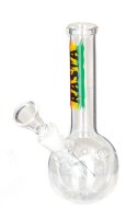 Rasta Glasbong 14,5er - mit Bauch & Rasta Schriftzug...