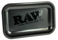 RAW Rolling Tray "RAW Black Matt" - 27,5x17,5cm...