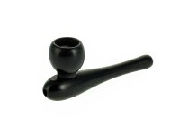 Holzpfeife / Kawumm L:10cm  - Schwarz