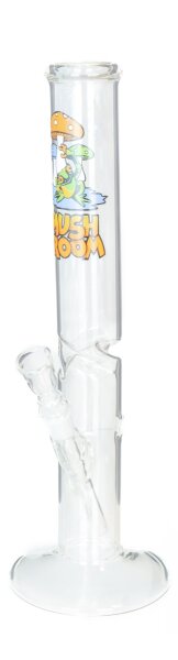 Glasbong "Mushroom"  mit Frosch im Logo und Eisfach H:40cm D:50mm 18.8er