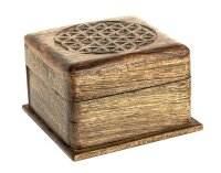 Trickbox - Aufbewahrungsbox aus Mango 10 x 10 x 6,5cm