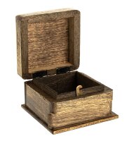 Trickbox - Aufbewahrungsbox aus Mango 10 x 10 x 6,5cm