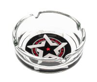 Glasaschenbecher "Blaze" Stern-Motiv D:105mm...