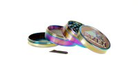 GIZEH Pollinatorgrinder 4tlg. D:60mm - Rainbow/Icy