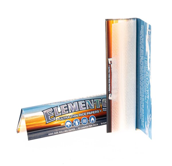 Elements - King Size - 33 Blättchen
