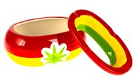 Keramik/Windaschenbecher "Rasta Leaf"...