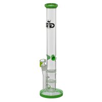 Grace Glass Glasbong 18,8er - Straight Green 2x Honeycomb...