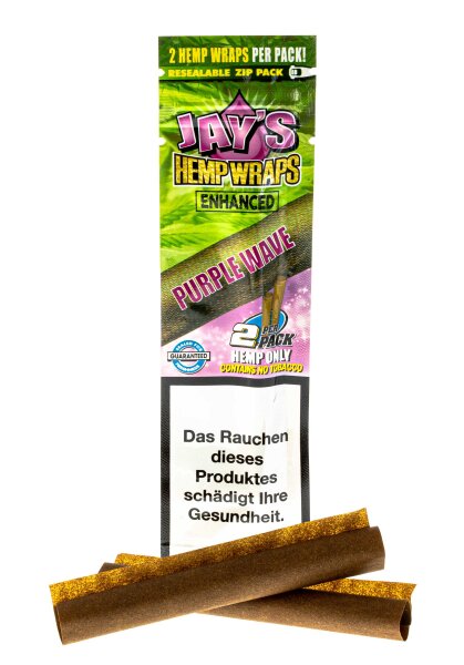Juicy Jay´s - Hemp Wraps - Terpen Enhanced -  Purple Wave (Trauben Eiscreme)
