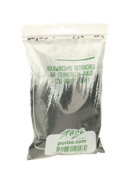 Purize Aktivkohle lose Steinkohle - 150g - gepresst