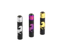 Clipper Feuerzeug aus Metall - Unicorn (Einhorn)