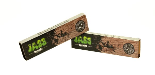 JASS Brown - unbleached - King Size Slim - 33 Blättchen + 33 Filtertips