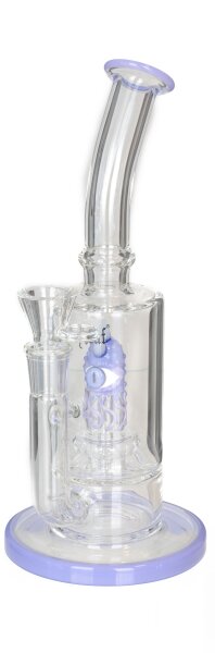 Glasbong Black Leaf "Oktopus Showerheadperc" H:28cm NS:18,8mm - Lila