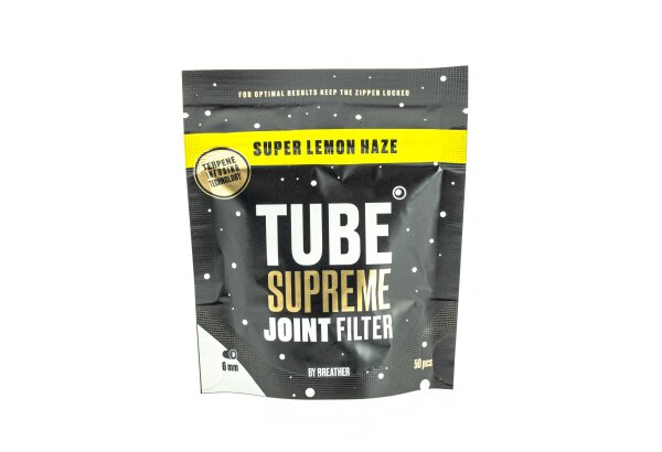 Tube Terpen Filter - Super Lemon Haze - 6mm - 50 Stück