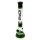 Grace Glass Glasbong 18,8er auf 14,5er - Beaker Classic Green - H:45cm D:50mm WS:7mm - Grün/Schwarz
