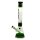 Grace Glass Glasbong 18,8er auf 14,5er - Beaker Classic Green - H:45cm D:50mm WS:7mm - Grün/Schwarz