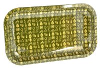 Rolling Tray "Plant of Life Symbols" 27x16x1cm...