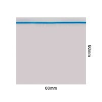 Tütchen 80x60mm - 50µ - Blauer Zip