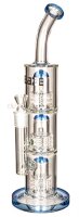 Blaze Glasbong 18,8er - 3x Trommerpercolator - H:39,5cm...