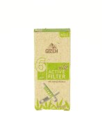 GIZEH Hanf + Gras - Aktivkohlefilter 10 Stück 6mm