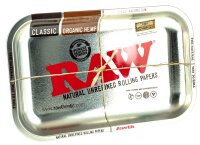 RAW Rolling Tray "RAW Metallic" - 27,5x17,5cm -...