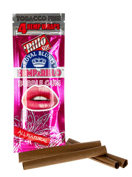 Hemparillo Hanfblunt 4Stk. - Bubble Gum