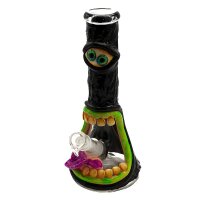 Grace Glass Glasbong 18,8er - Monster Halloween  - H:32cm...