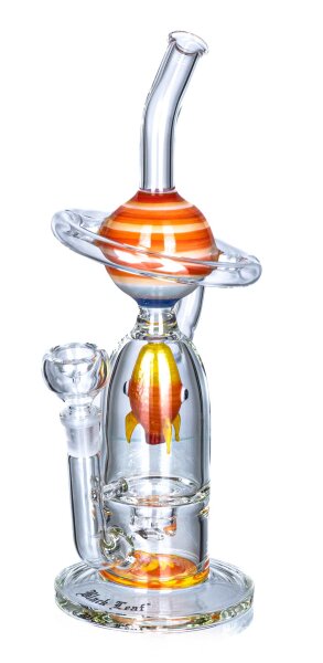 Black Leaf Glasbong 14,5er - Aufstieg zum Saturn - H:30cm D:60/19mm