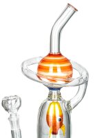 Black Leaf Glasbong 14,5er - Aufstieg zum Saturn - H:30cm D:60/19mm