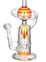 Black Leaf Glasbong 14,5er - Aufstieg zum Saturn - H:30cm D:60/19mm