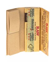 RAW Classic Connoisseur - unbleached - 1 1/4 - 32 Blättchen + 32 Filtertips