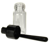 Pulverfläschchen mit Löffel im Henkel - Klein...