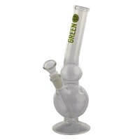 Glasbong Greenline 12,5er H:20cm D:24mm - Doppel Bauch