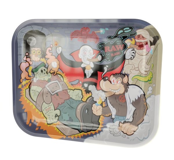 RAW Rolling Tray "Monster Sesh" - 34x27,5cm - Medium