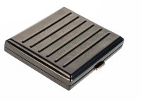Zigarettenetui in Rimowa-Optik Aluminium - Schwarz