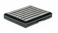 Zigarettenetui in Rimowa-Optik Aluminium - Schwarz