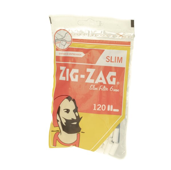 ZIG-ZAG Eindrehfilter Slim 120Stk