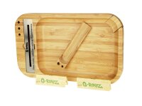 G-Rollz - Rolling Tray aus Bambus - 28x17cm - Rechteckig...