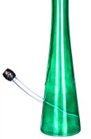 Hollandbong mit Kickloch - Grün - mit Schlauch - H:40cm