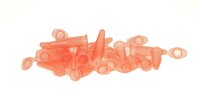 Reaktionsgefäß 1,5ml mit Deckel - 100er Pack - Transparent/Rot