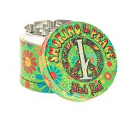 Black Leaf Pollinatorgrinder - all over print - smoking...