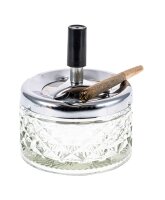 Angelo - Schleuderaschenbecher "Kristallglas" -  D:9,5cm