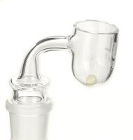 Oil Black Leaf Quarz Banger mit Perle 18,8er D:25/21mm