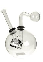 Breit Öl-Pfeife mit Wasser Rund H:140mm D:87/14mm...